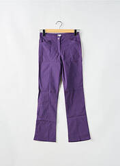 Pantalon slim violet BF & L pour femme seconde vue