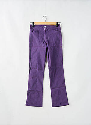 Pantalon slim violet BF & L pour femme