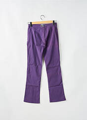 Pantalon slim violet BF & L pour femme seconde vue