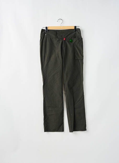 Pantalon droit poches taille basse vert BE YOU K femme