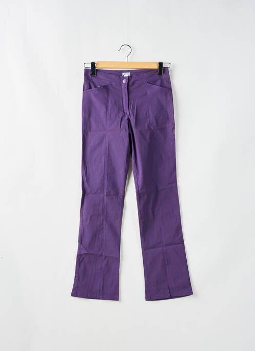 Pantalon slim violet BF & L pour femme