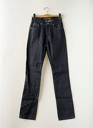 Jeans coupe droite fermeture zippée sous rabat boutonné taille normale bleu FREEMAN T.PORTER homme