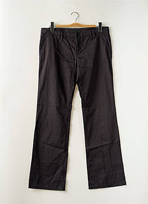 Pantalon chino tissage popeline taille normale noir FREEMAN T.PORTER femme