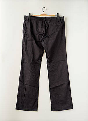 Pantalon chino tissage popeline taille normale noir FREEMAN T.PORTER femme