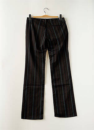 Pantalon chino tissage popeline taille normale noir FREEMAN T.PORTER femme