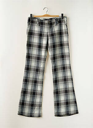 Pantalon chino tissage popeline taille normale noir FREEMAN T.PORTER femme