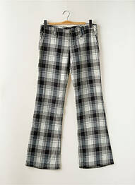 Pantalon chino tissage popeline taille normale noir FREEMAN T.PORTER femme