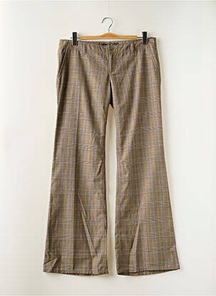 Pantalon chino taille basse taille basse beige FREEMAN T.PORTER femme