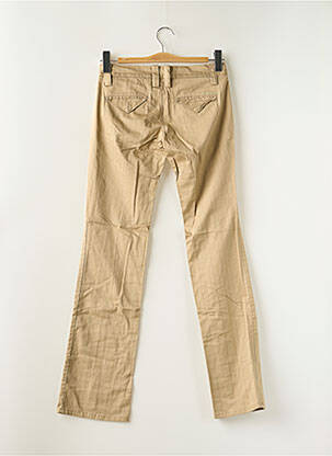 Pantalon chino tissage popeline taille normale beige FREEMAN T.PORTER femme