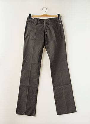 Pantalon chino tissage popeline taille normale gris FREEMAN T.PORTER femme