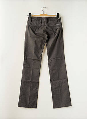Pantalon chino tissage popeline taille normale gris FREEMAN T.PORTER femme