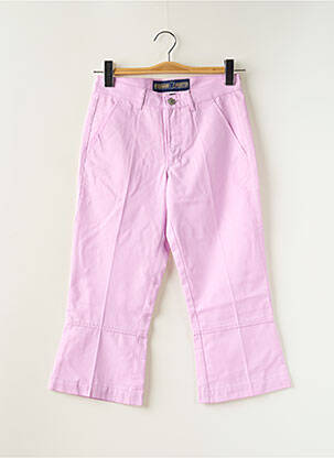 Pantacourt poches taille haute violet FREEMAN T.PORTER femme