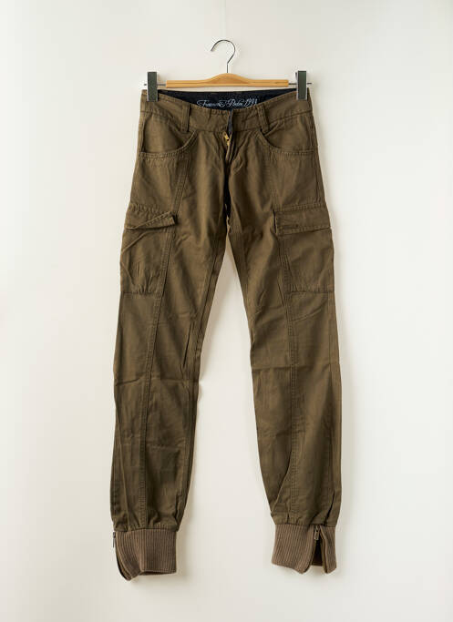 Pantalon cargo vert FREEMAN T.PORTER pour femme