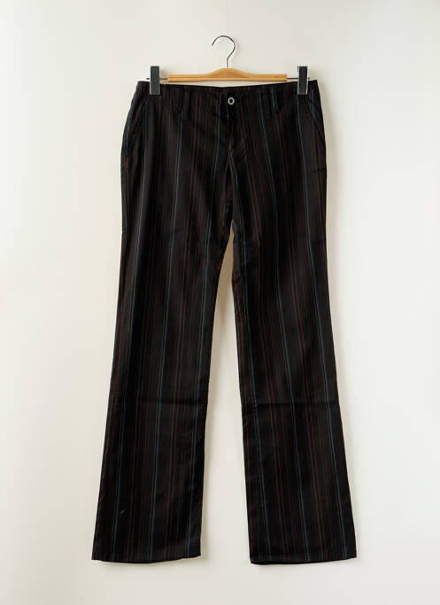 Pantalon chino noir FREEMAN T.PORTER pour femme