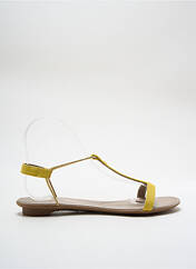 Sandales/Nu pieds jaune SMS pour femme seconde vue