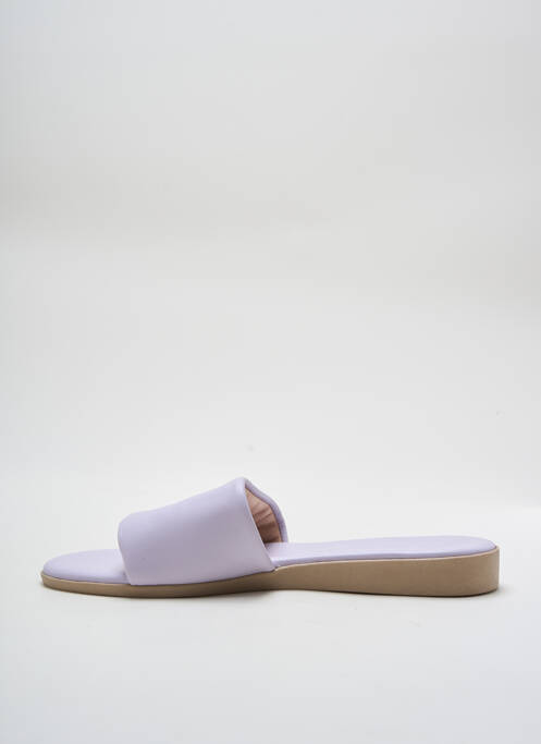 Mules/Sabots gris NICOLAS LAINAS pour femme
