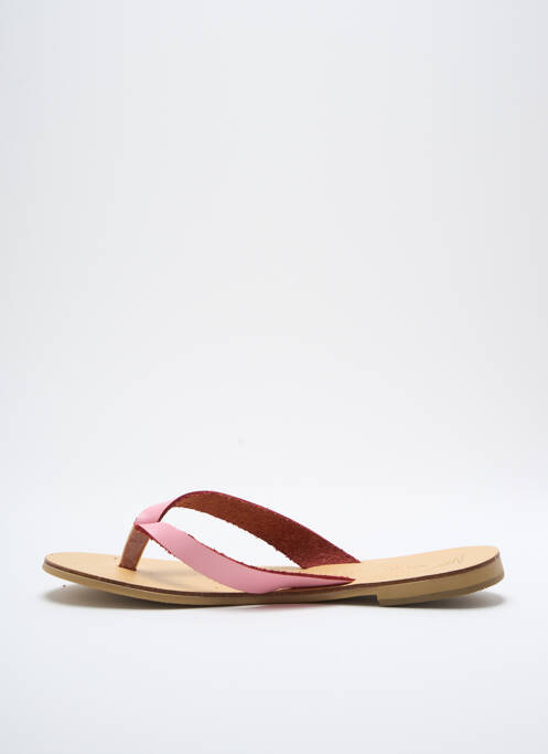 Tongs rose NICOLAS LAINAS pour femme