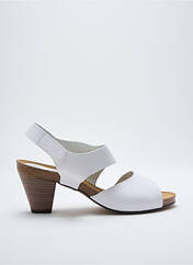 Sandales/Nu pieds blanc CHAMBY pour femme seconde vue