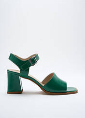 Sandales/Nu pieds vert REQINS pour femme seconde vue