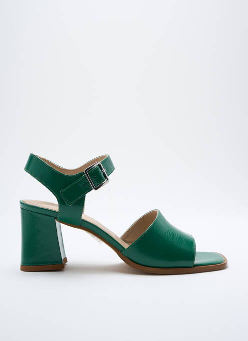 Sandales/Nu pieds vert REQINS pour femme