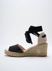 Espadrilles noir KANNA pour femme seconde vue