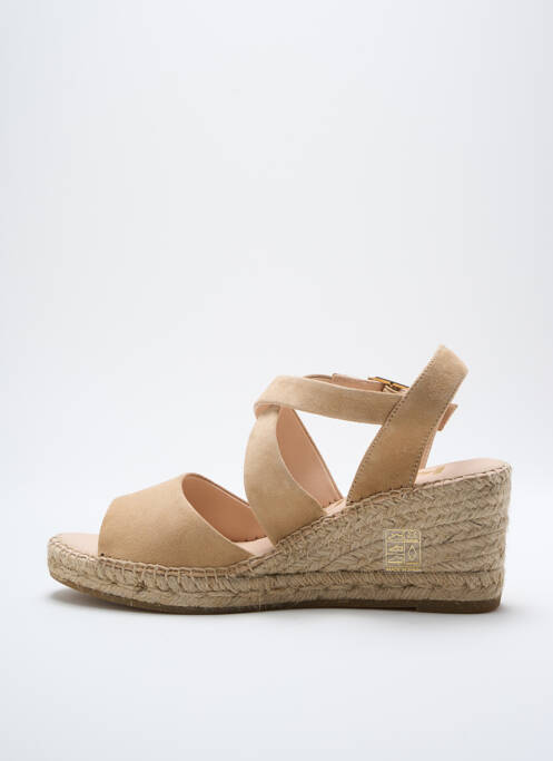 Espadrilles beige KANNA pour femme