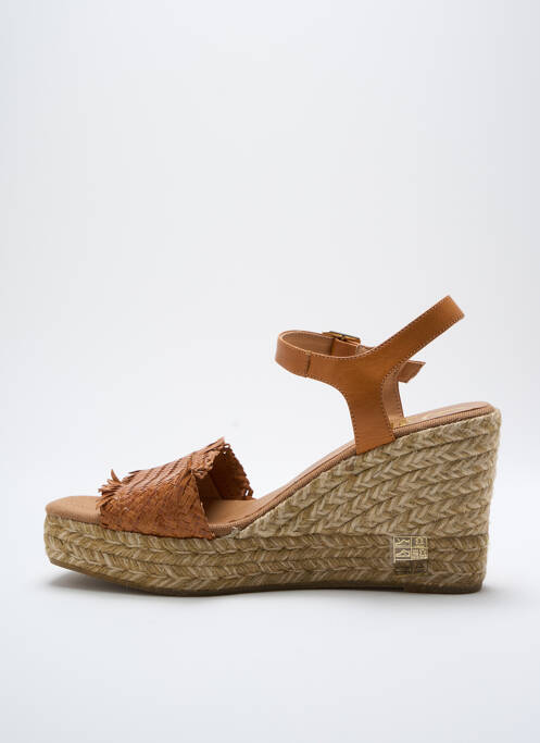 Espadrilles marron KANNA pour femme