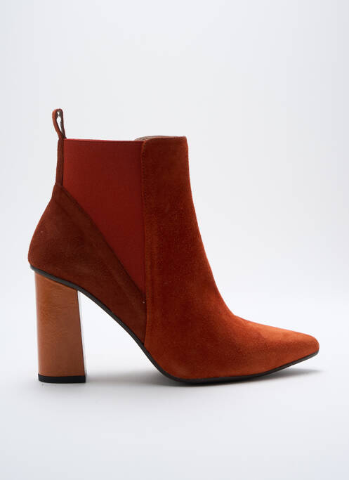 Bottines/Boots orange LODI pour femme