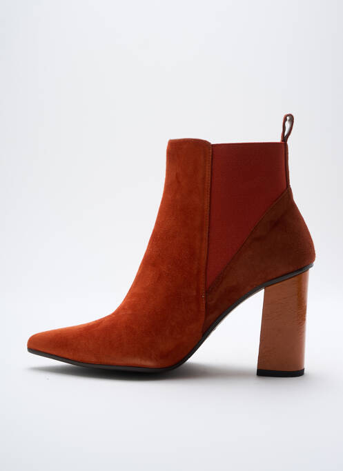 Bottines/Boots orange LODI pour femme