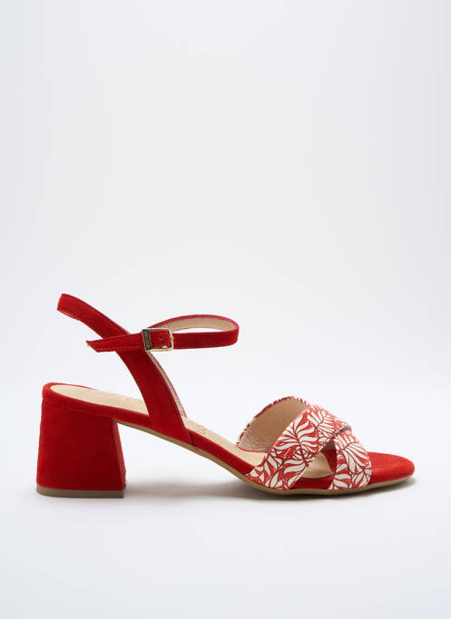 Sandales/Nu pieds rouge GADEA pour femme