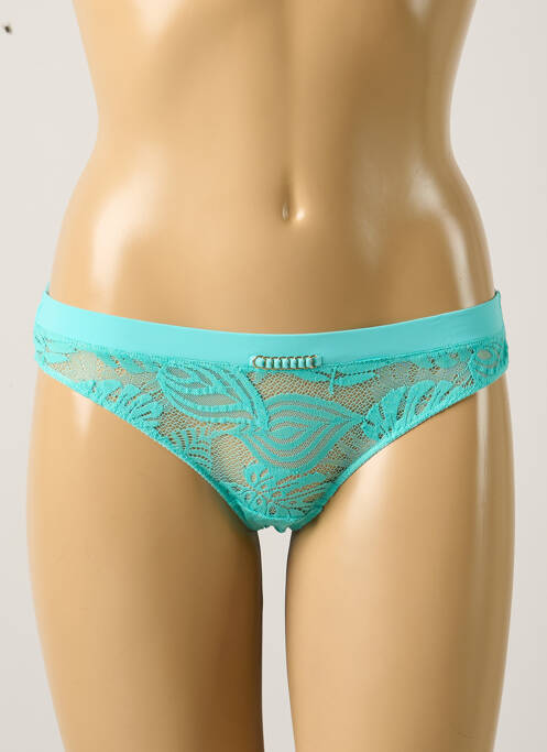 Tanga bleu MORGAN pour femme