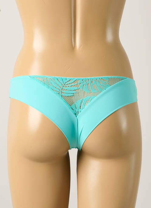Tanga bleu MORGAN pour femme