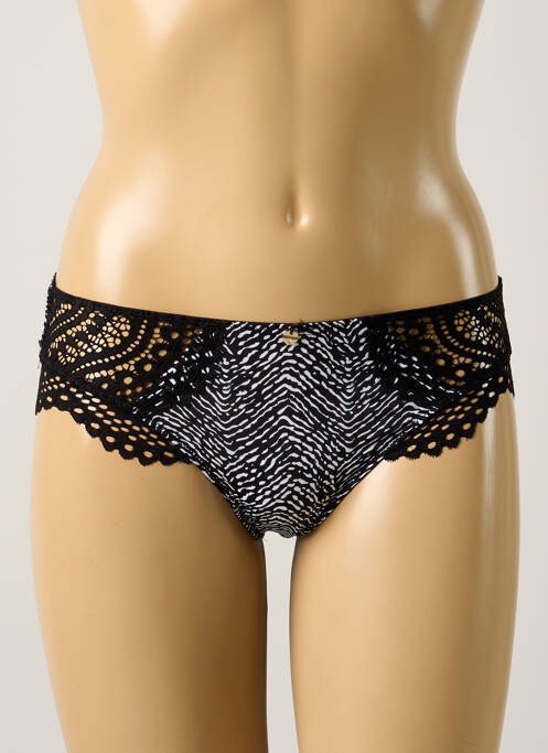 Tanga noir MORGAN pour femme