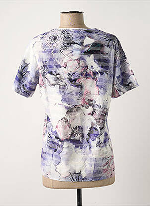 Top stretch manches courtes bleu DAMART femme