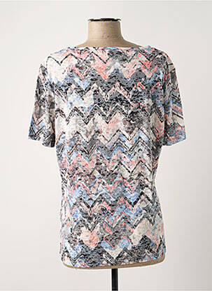 Top tissage jersey manches courtes rose DAMART femme