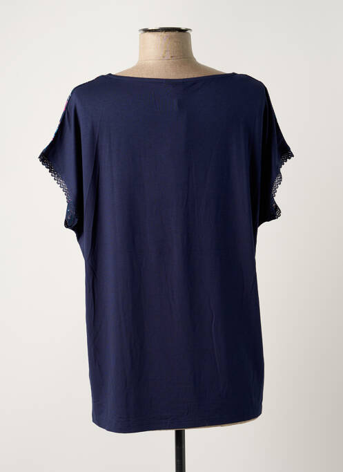 Top manches courtes manches courtes bleu DAMART femme