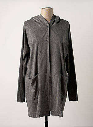 Veste casual col rond gris PRINCESSE TAM-TAM femme