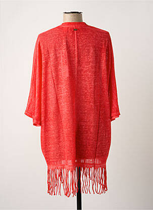 Veste kimono finition franges rouge O'NEILL femme