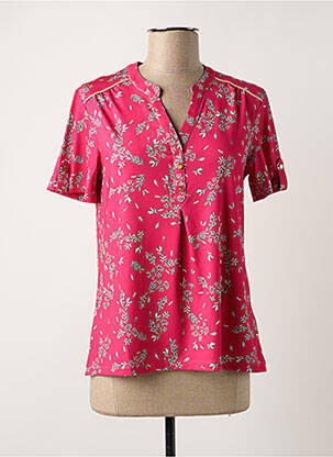 Top stretch manches courtes rose DAMART femme