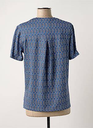 Top stretch manches courtes bleu DAMART femme