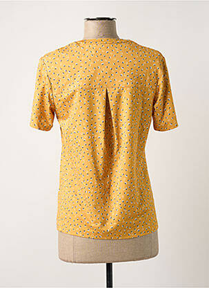 Top stretch manches courtes jaune DAMART femme
