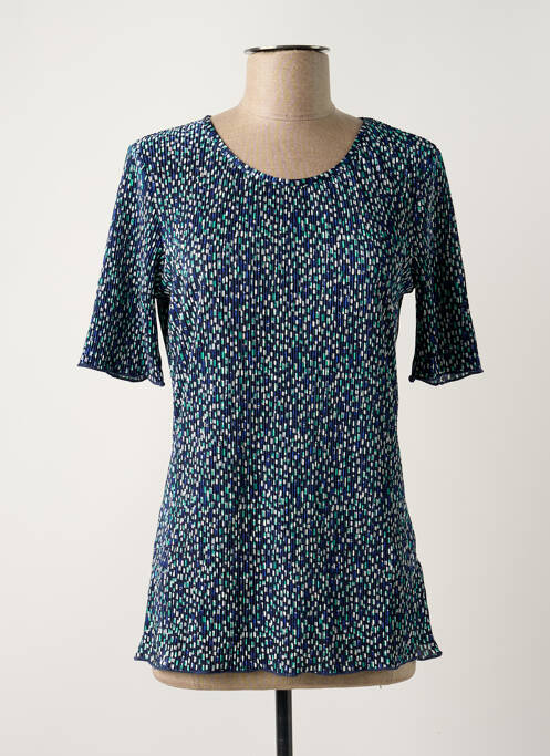 Top stretch manches courtes bleu DAMART femme