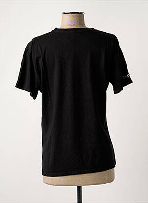 T-shirt stretch manches courtes noir LAAGAM femme