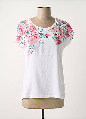 Top manches courtes manches courtes blanc DAMART femme
