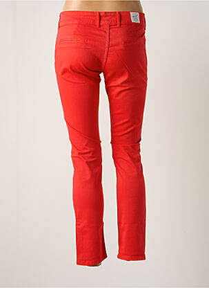 Pantalon chino taille basse taille basse rouge DN.SIXTY SEVEN femme