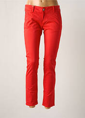 Pantalon chino rouge DN.SIXTY SEVEN pour femme seconde vue