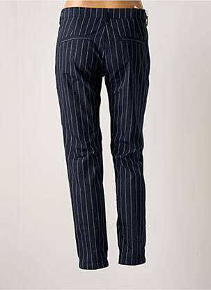 Pantalon chino taille basse taille basse bleu REIKO femme