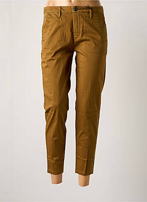 Pantalon chino tissage popeline taille normale marron G STAR femme