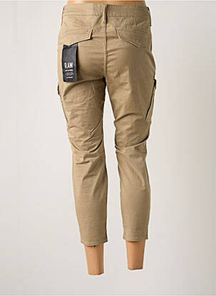 Pantalon cargo slim taille basse beige G STAR femme