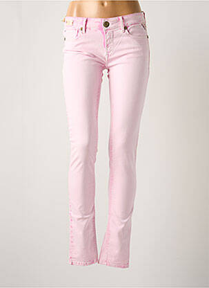 Jeans skinny stretch taille basse rose REPLAY femme